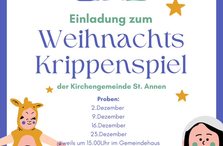 Krippenspiel Proben Termine